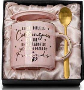 Coffee Mug Pink for Female Coworker
