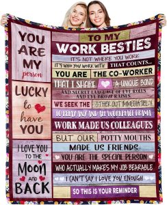 Work Bestie Friendship Blanket