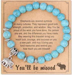 Natural Stone Lucky Elephant Bracelets