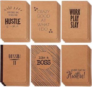 24 Pack Motivational Notebooks Bulk